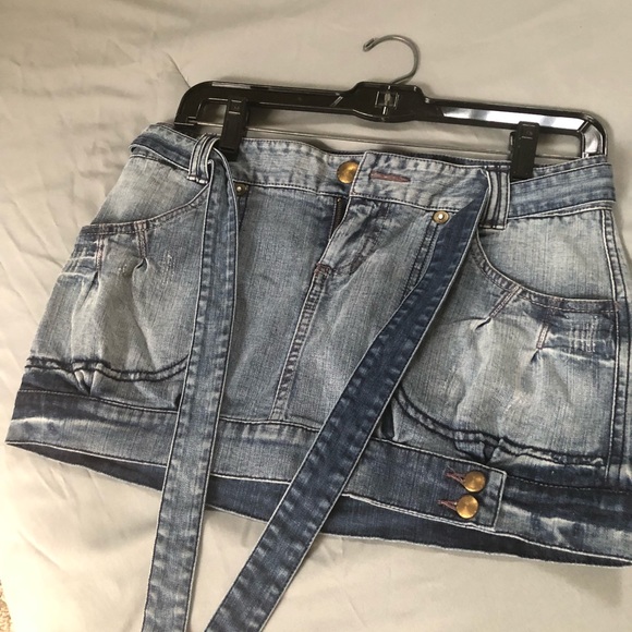 Armani Exchange Dresses & Skirts - Armani exchange denim mini skirt